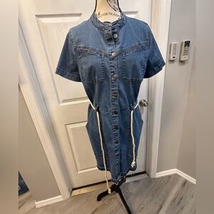 Kut from the Kloth Light Blue Denim Dress